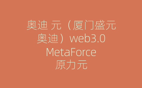 奥迪 元（厦门盛元奥迪）web3.0MetaForce原力元